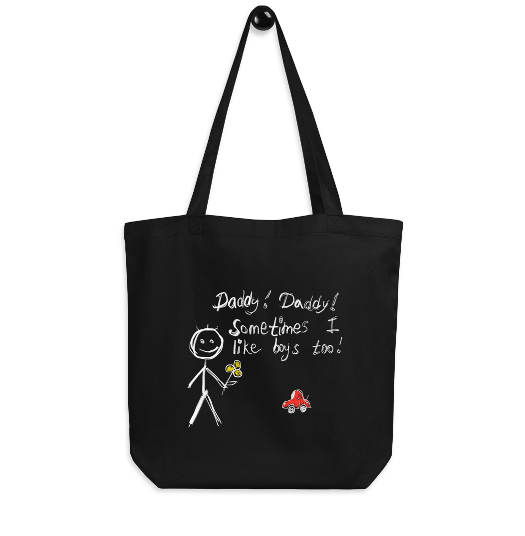 Daddy Daddy Tote Bag Black